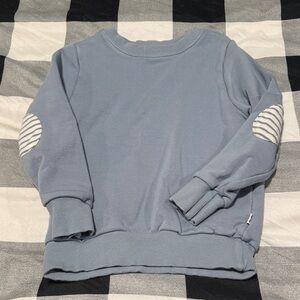 🖤Little Sleepies Fog Elbow Patch Crewneck Sweatshirt🖤